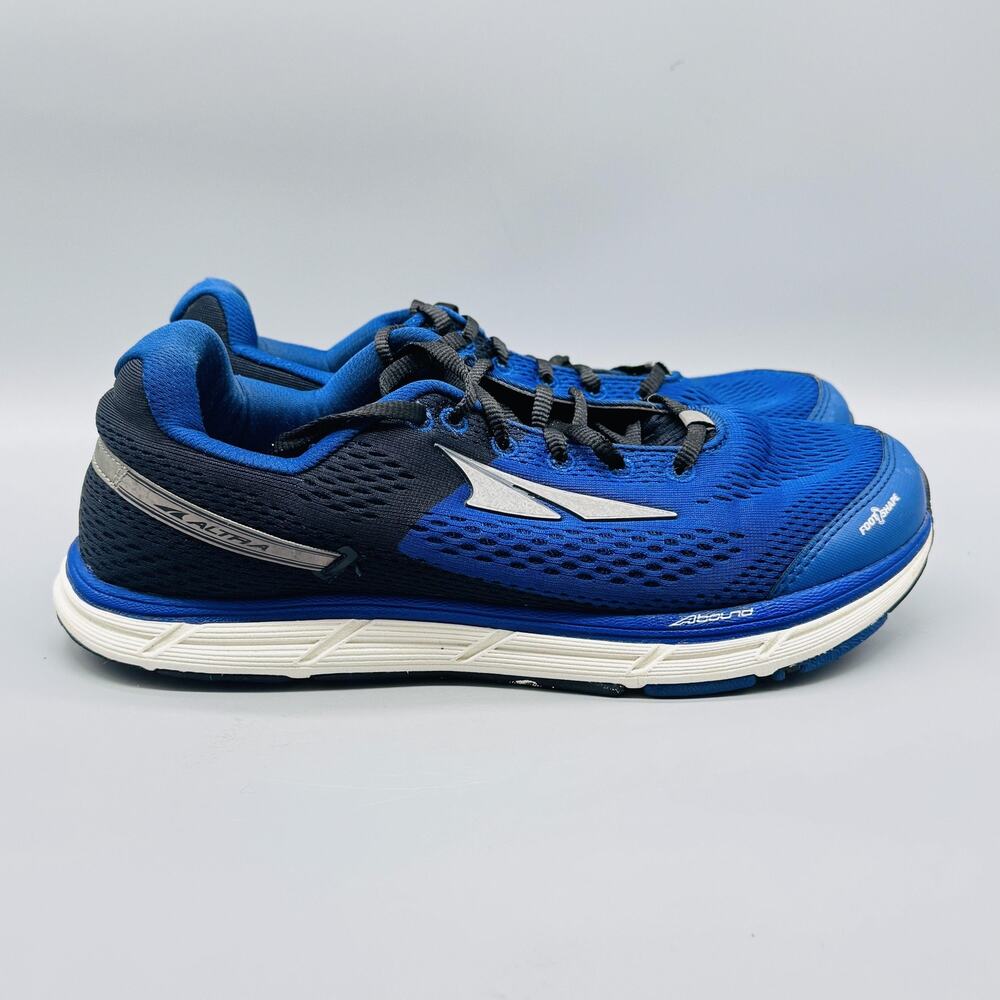 Altra Shoes Mens 9.5 Blue Zero Drop Instinct 4 Trail Running Athletic Sneakers